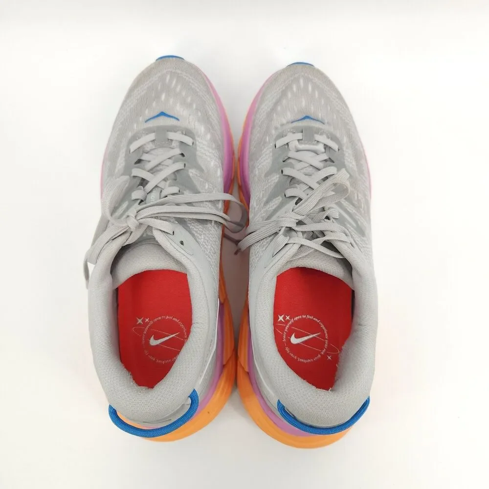 Hoka One One Gaviota 4 Shoes Womens Size 10.5 Gray Pink Athletic Running